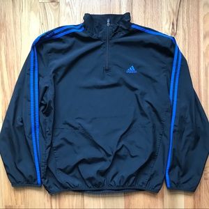Men’s quarter zip adidas windbreaker